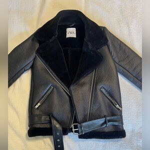 Zara Double Faced Biker Jacket